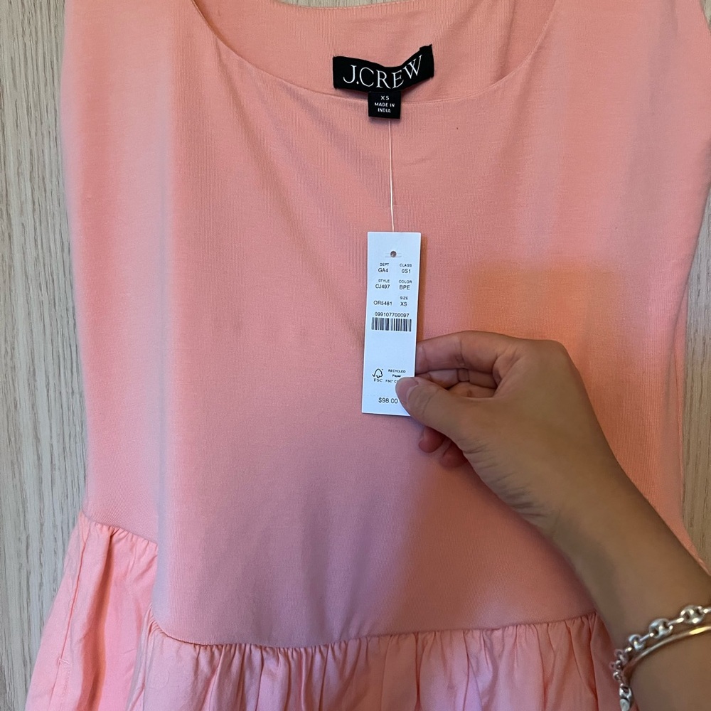 J. Crew Soft Pink Sleeveless dress viral